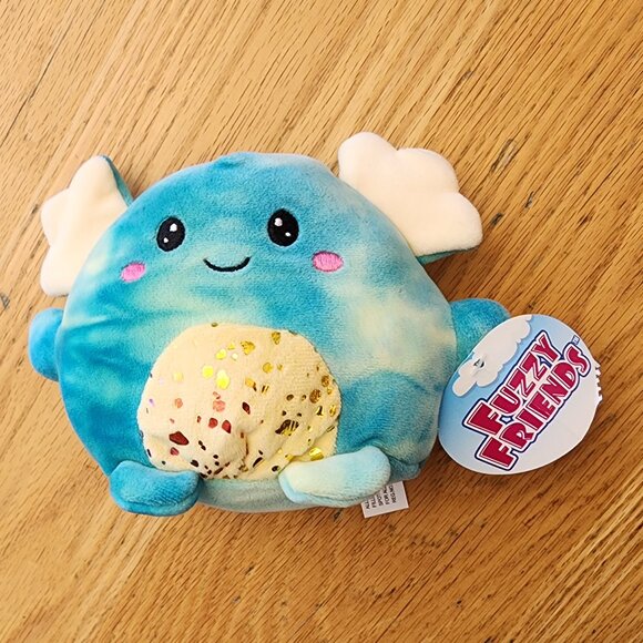 NWT Blue/Yellow Fuzzy Friends Stuffed Animal Toy - Picture 12 of 14